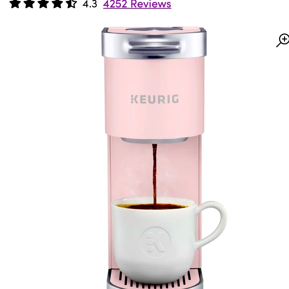 Keurig Pink Coffee Maker (Brand New)